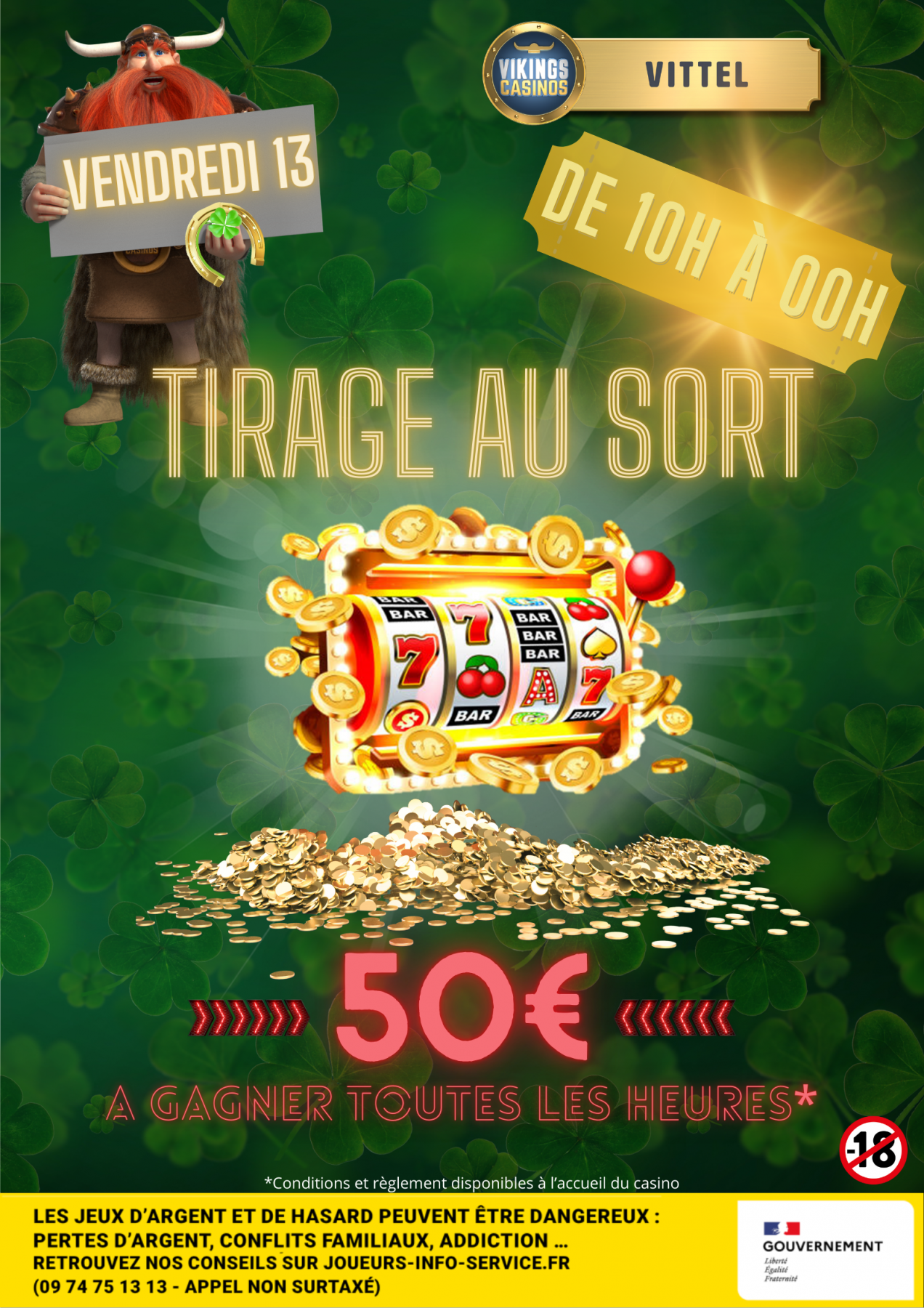 50€ toutes les heures