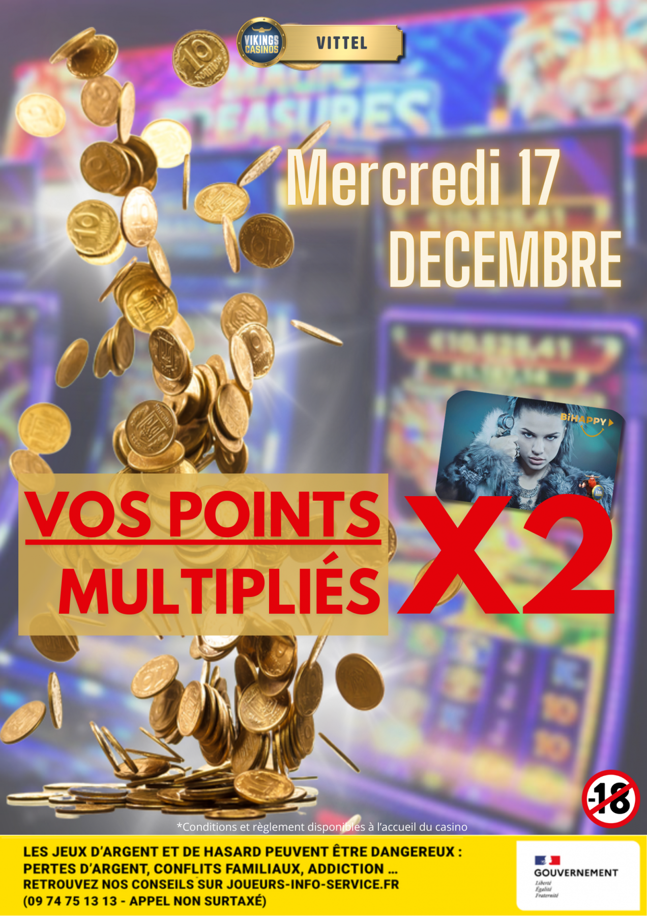 Vos points doublés!