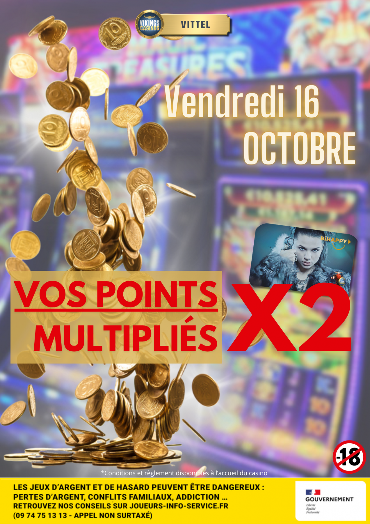 Vos points doublés!