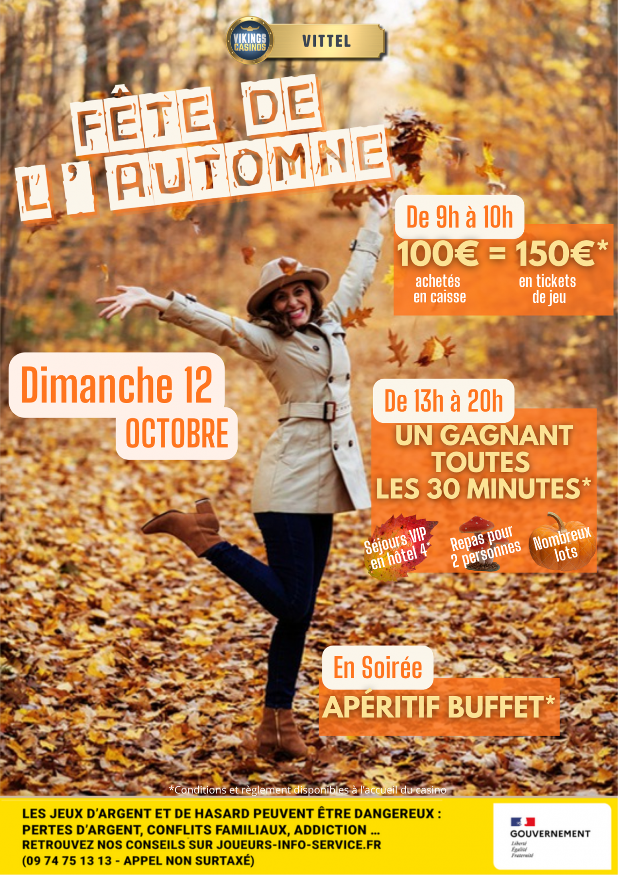 Votre Casino fête l'automne!