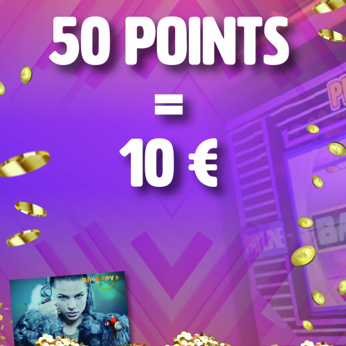 10 € contre 50 Points