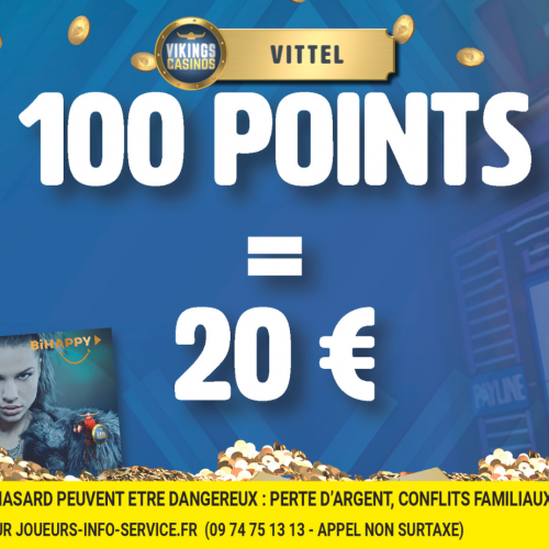 20 € contre 100 Points
