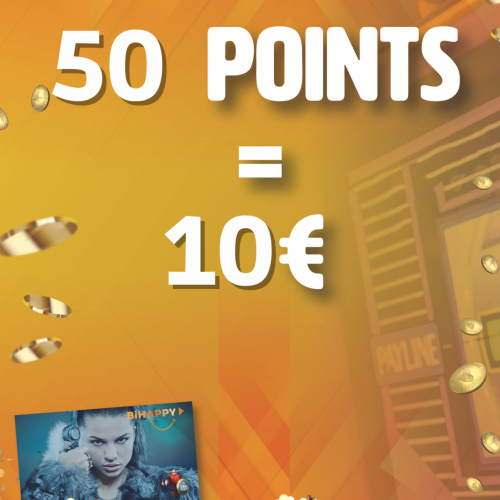 50 Points = 10€