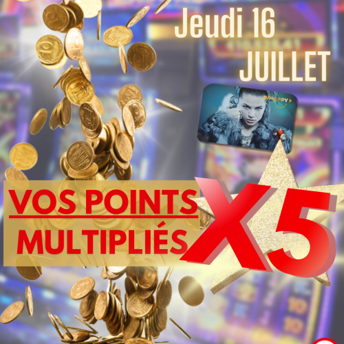 Vos points de fidélité x 5!!!