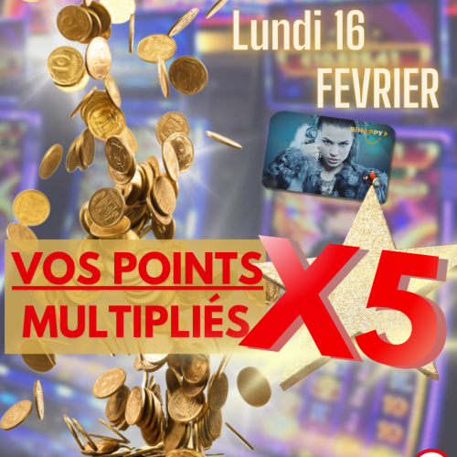 Vos points de fidélité x 5!!!