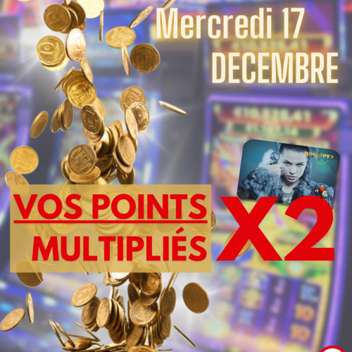 Vos points doublés!