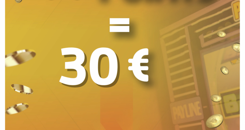 150 Points = 30 €