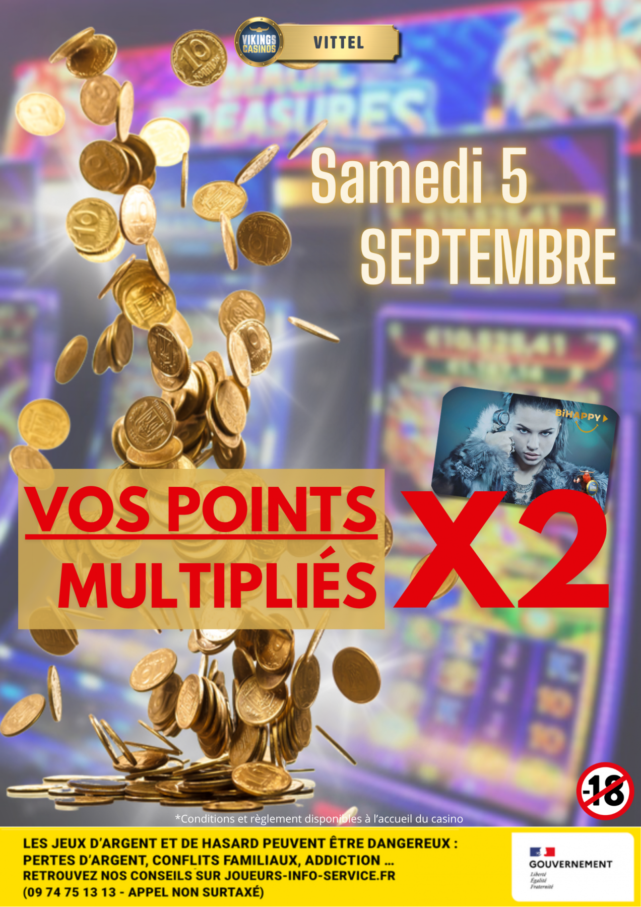 Vos points doublés!
