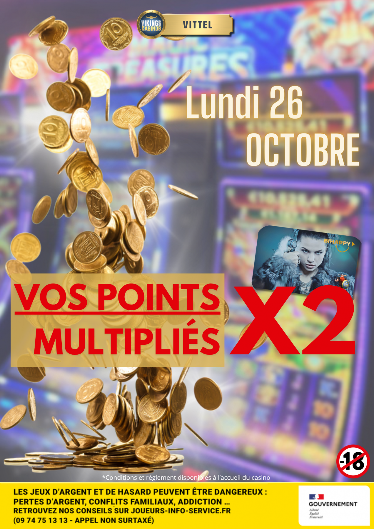 Vos points doublés!