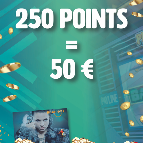 250 Points = 50€