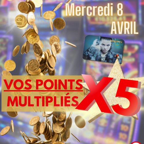 Vos points de fidélité x 5!!!
