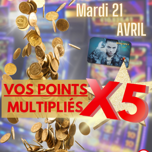 Vos points de fidélité x 5!!!